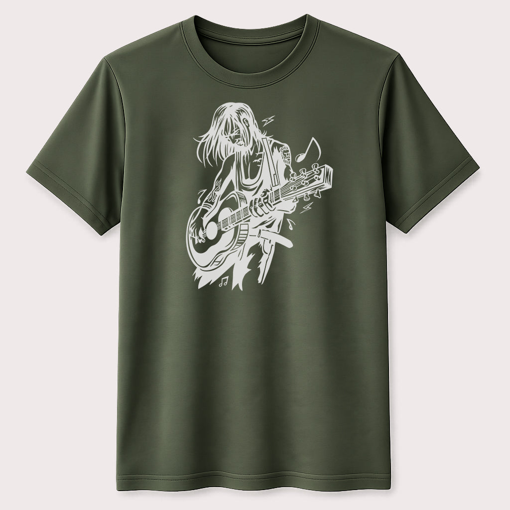 Rock Music Guitarist Graphic Tee Music Lover Concert Fan Unisex Tee
