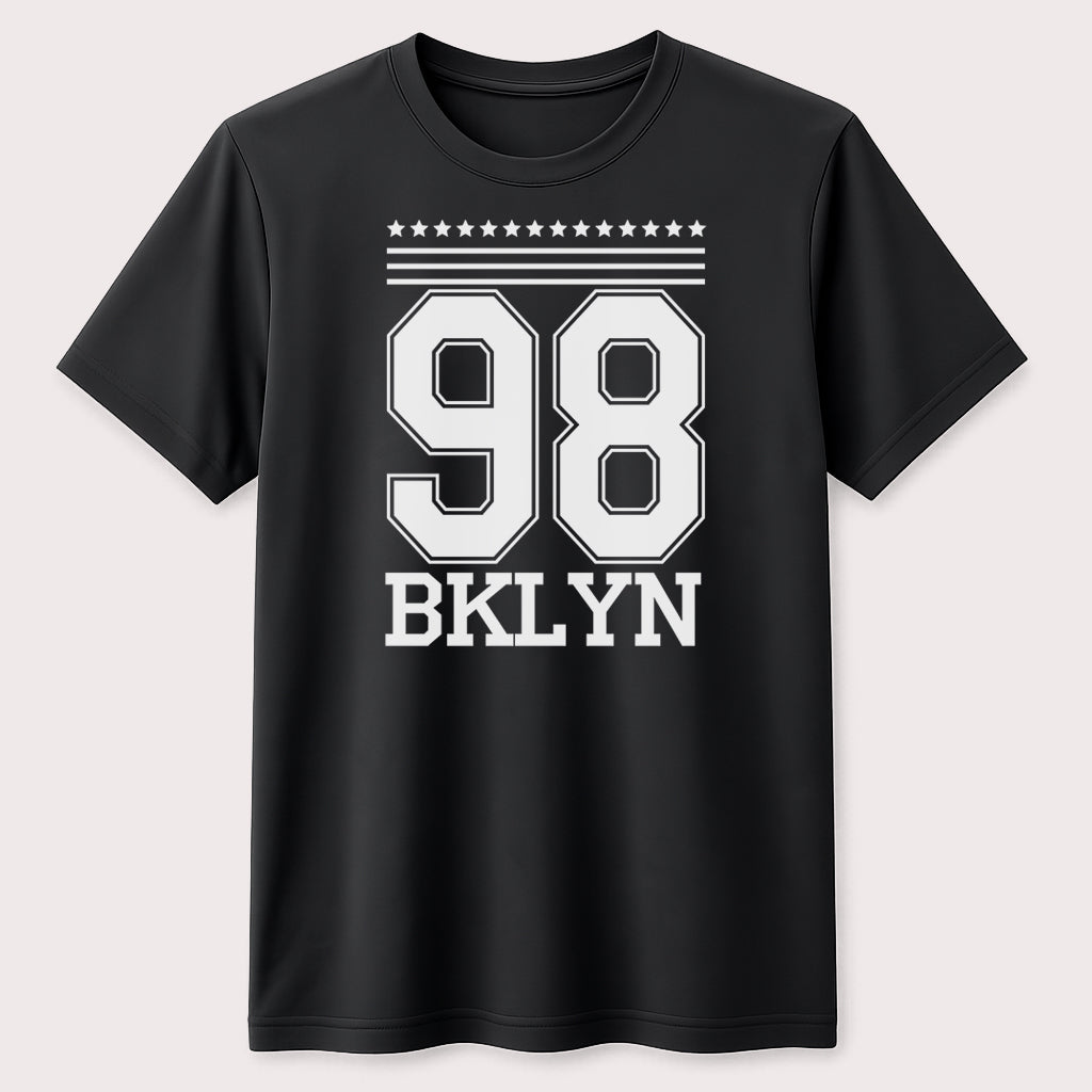 98 BKLYN Varsity Graphic T-Shirt Classic Brooklyn Streetwear Tee
