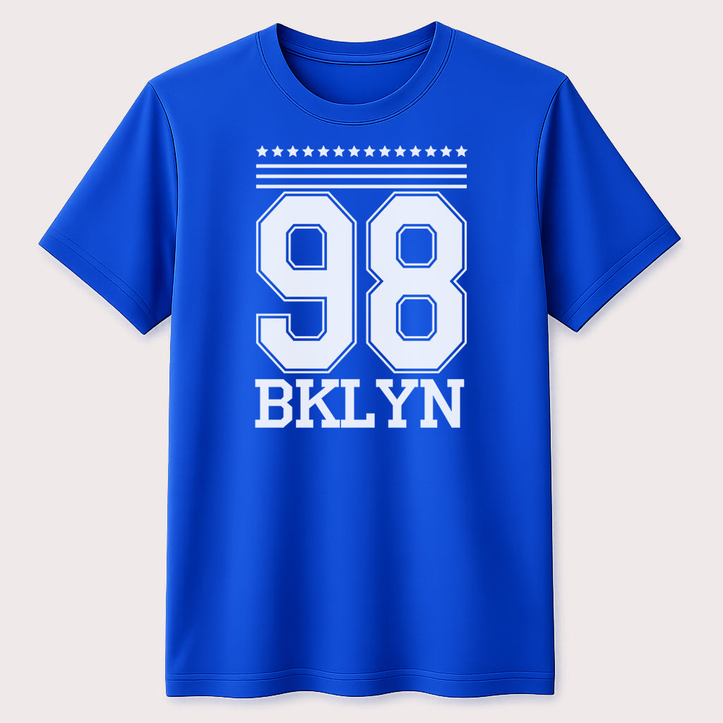 98 BKLYN Varsity Graphic T-Shirt Classic Brooklyn Streetwear Tee