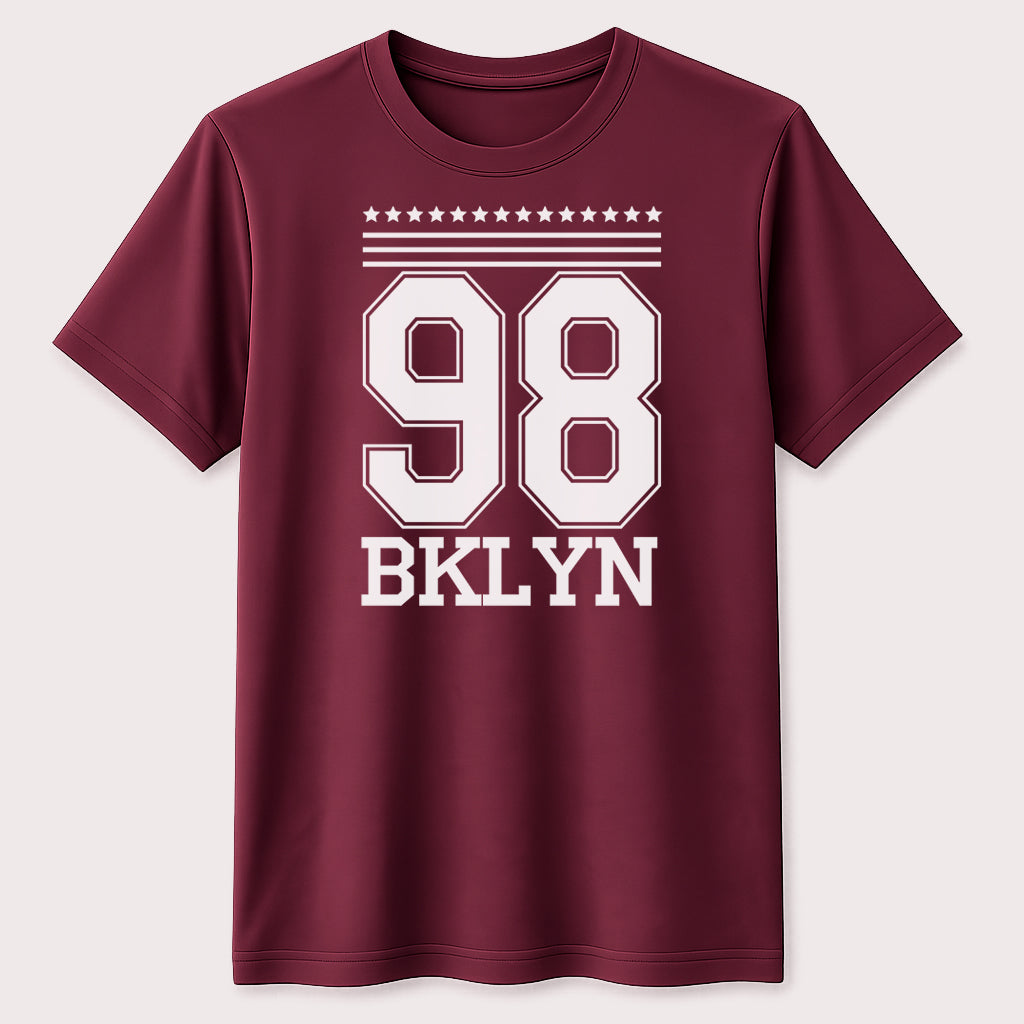 98 BKLYN Varsity Graphic T-Shirt Classic Brooklyn Streetwear Tee