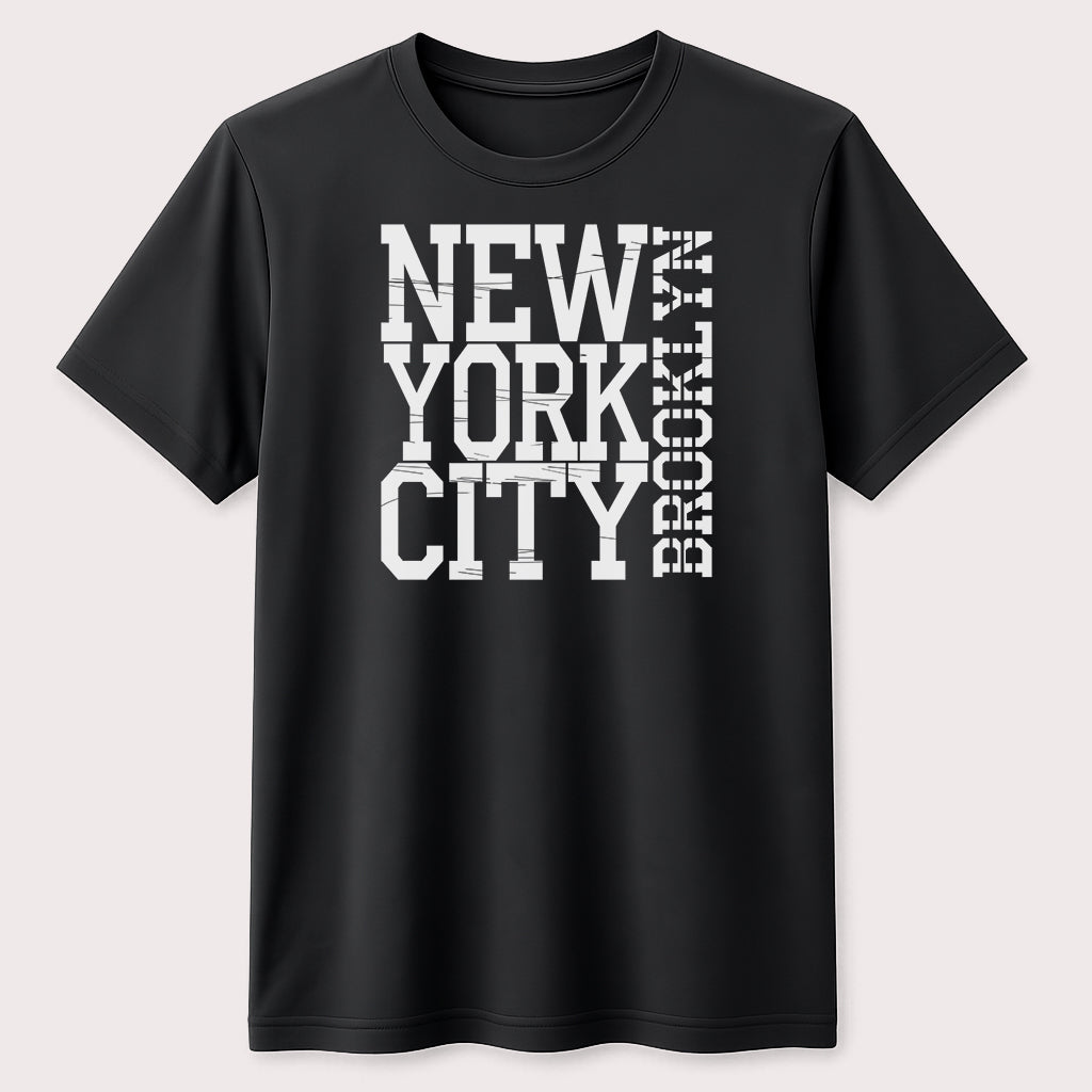New York City Brooklyn Distressed Graphic T-Shirt Urban Streetwear Tee