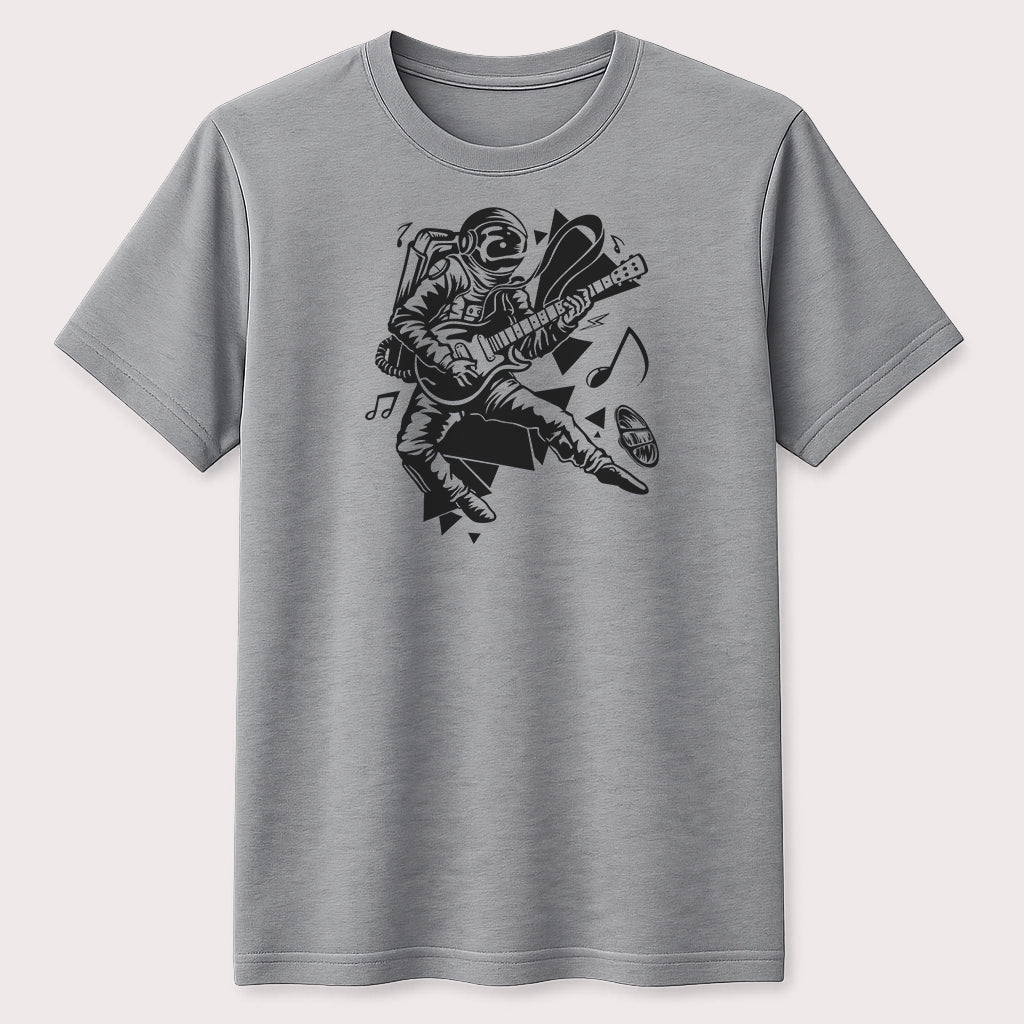 Space Guitarist Graphic Tee Music Lover Rock Fan Astronaut Unisex Tee