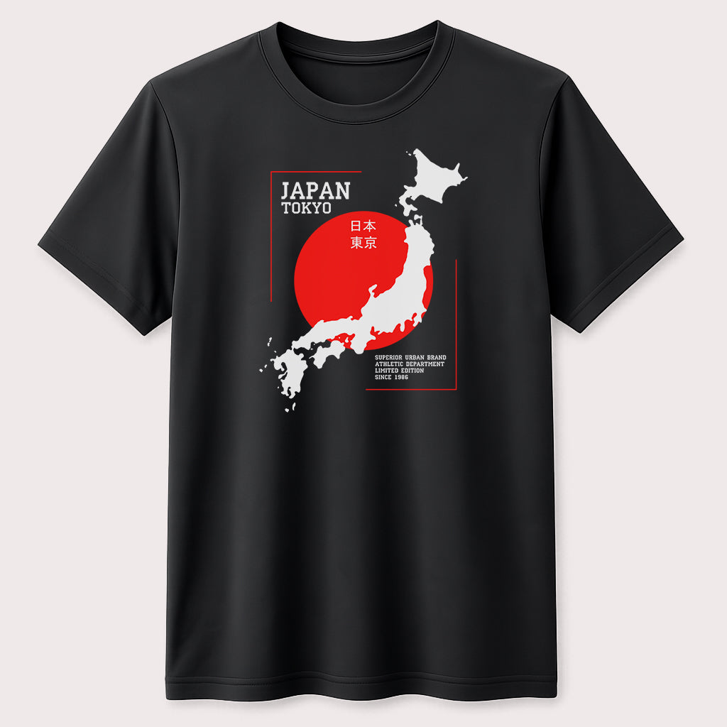 Japan Tokyo Graphic T-Shirt Japanese Flag Travel Unisex Tee