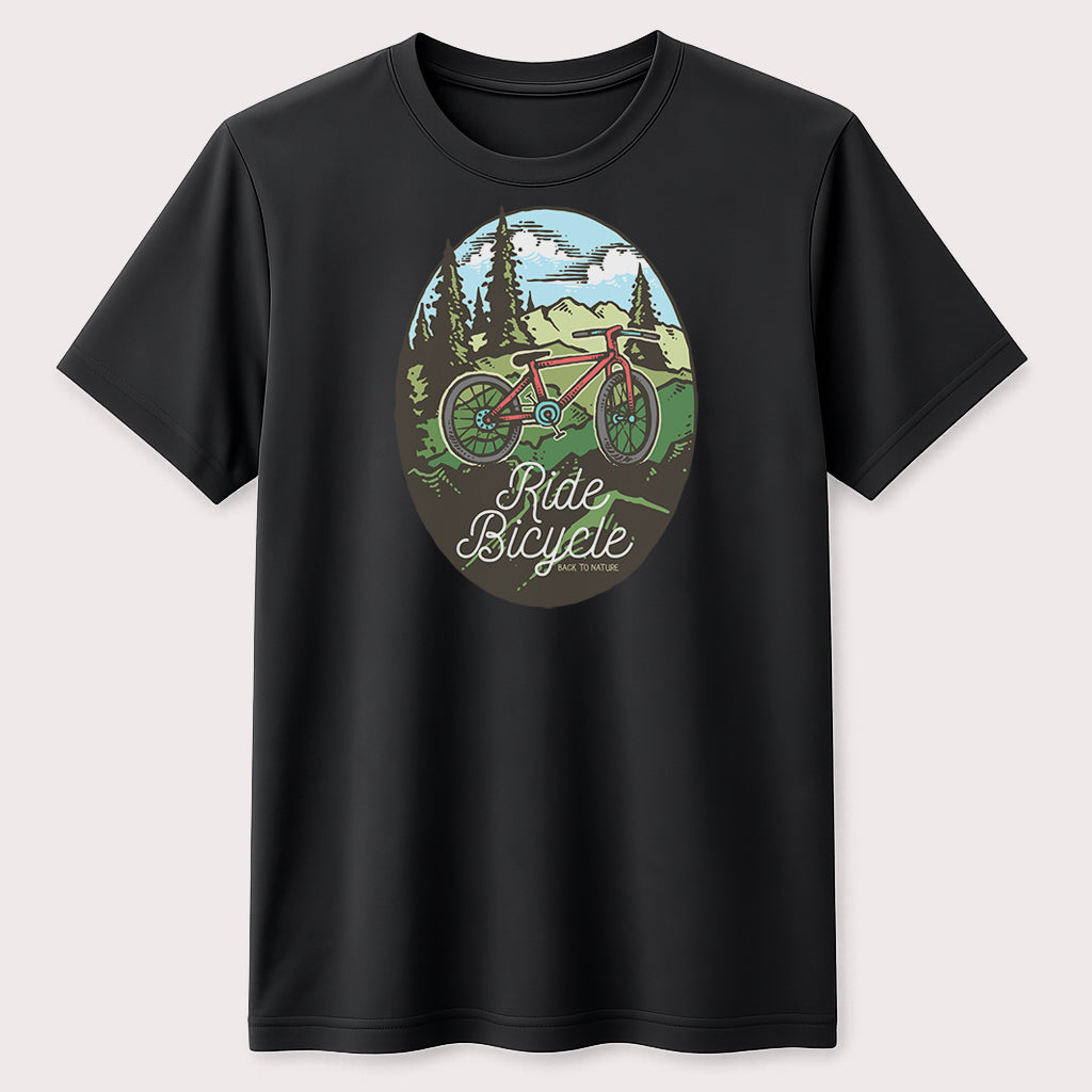 Ride Bicycle Graphic T-Shirt Cycling Outdoor Adventure Unisex Tee