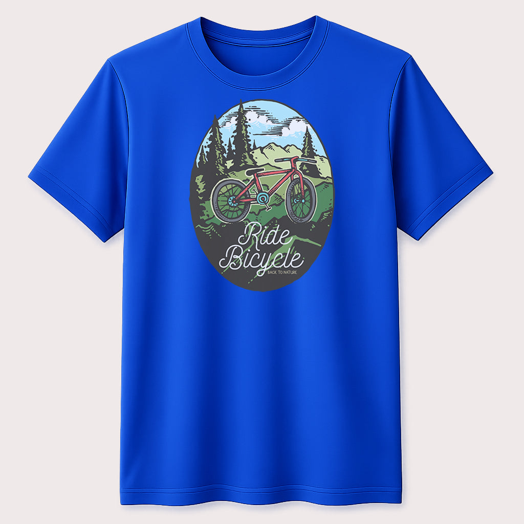 Ride Bicycle Graphic T-Shirt Cycling Outdoor Adventure Unisex Tee