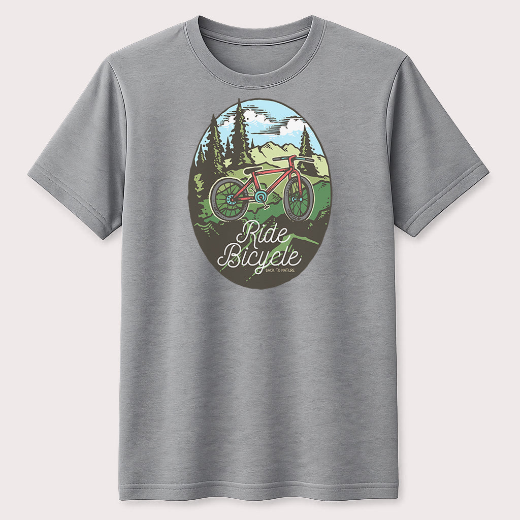 Ride Bicycle Graphic T-Shirt Cycling Outdoor Adventure Unisex Tee