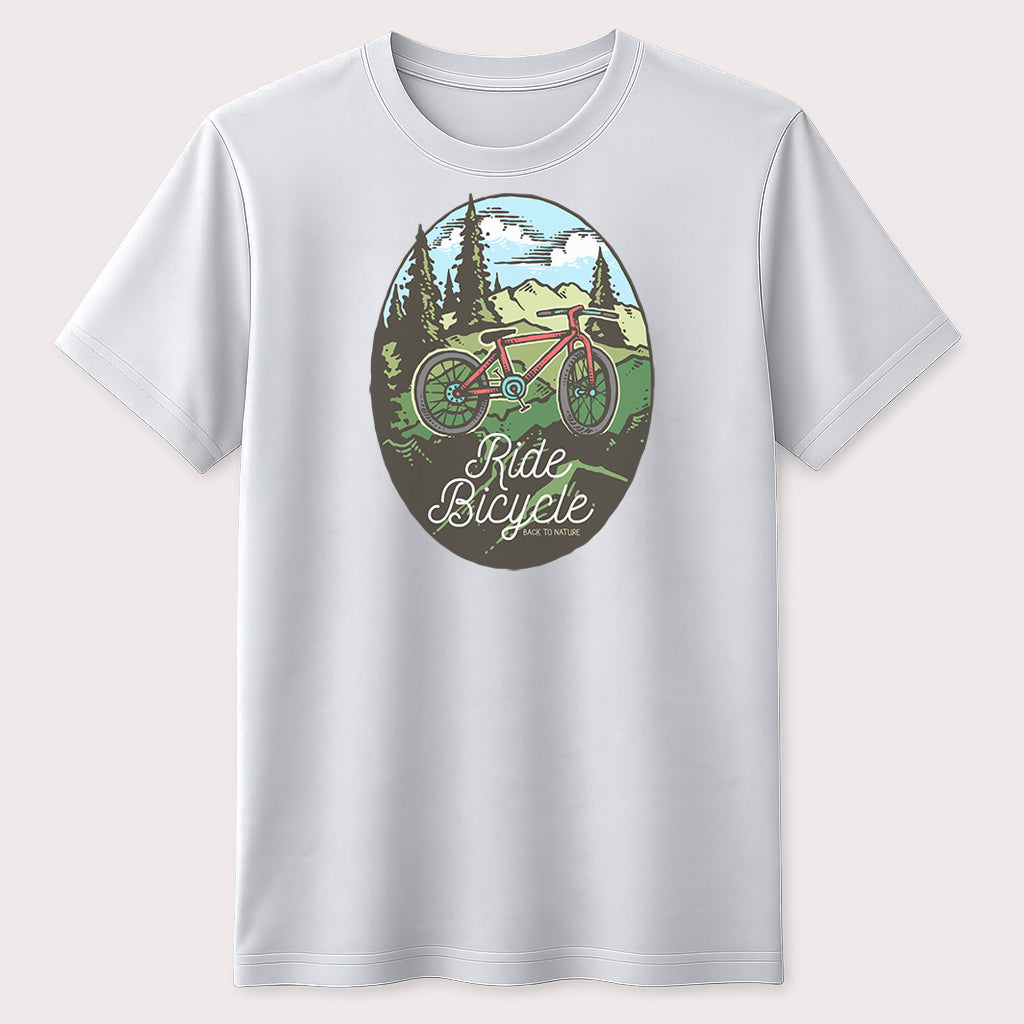 Ride Bicycle Graphic T-Shirt Cycling Outdoor Adventure Unisex Tee
