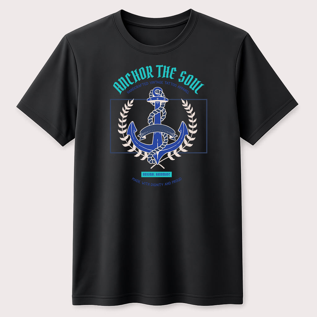 Anchor The Soul Graphic T-Shirt Nautical Maritime Sailor Unisex Tee