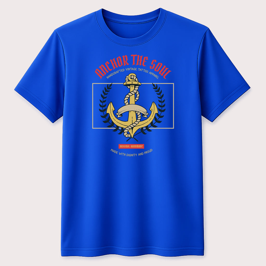 Anchor The Soul Graphic T-Shirt Nautical Maritime Sailor Unisex Tee