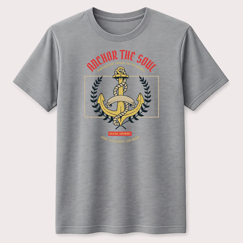 Anchor The Soul Graphic T-Shirt Nautical Maritime Sailor Unisex Tee