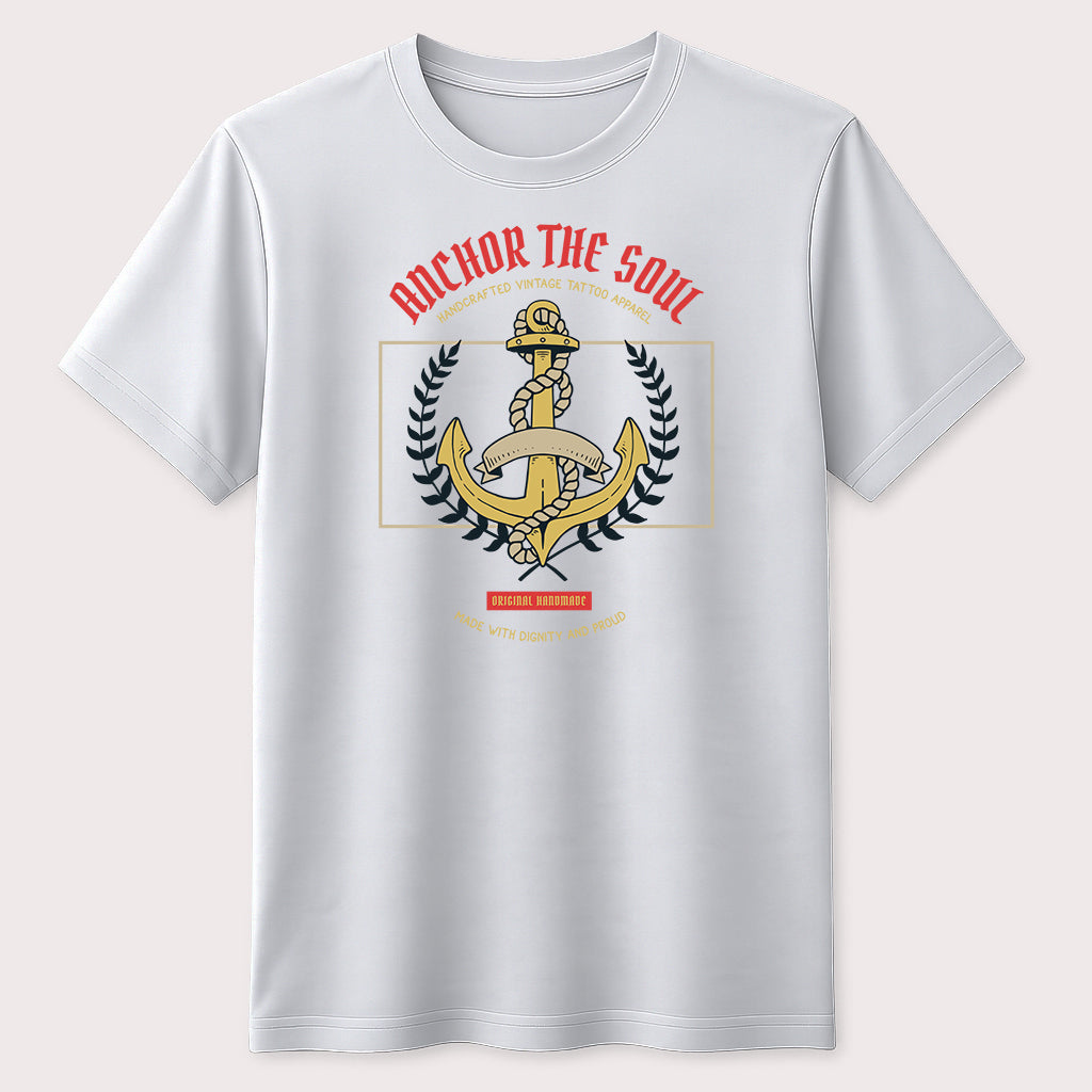 Anchor The Soul Graphic T-Shirt Nautical Maritime Sailor Unisex Tee