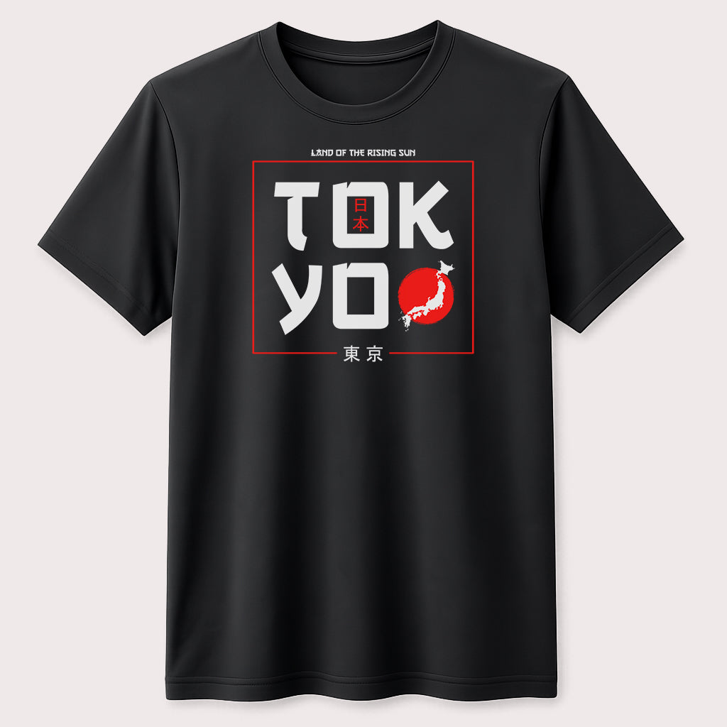 Tokyo Japan Graphic T-Shirt Rising Sun Travel Unisex Tee