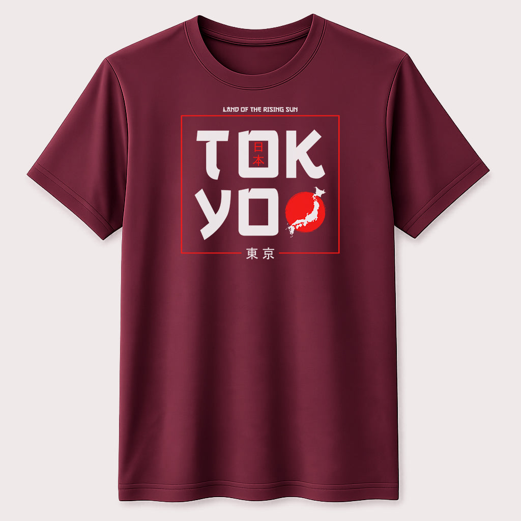 Tokyo Japan Graphic T-Shirt Rising Sun Travel Unisex Tee