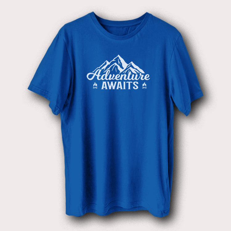 Adventure Awaits Camping Outdoor Travel Men's T-Shirt
