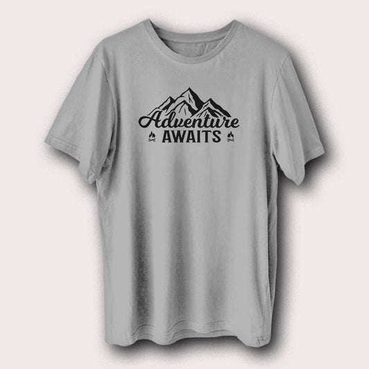 Adventure Awaits Camping Outdoor Travel Men's T-Shirt