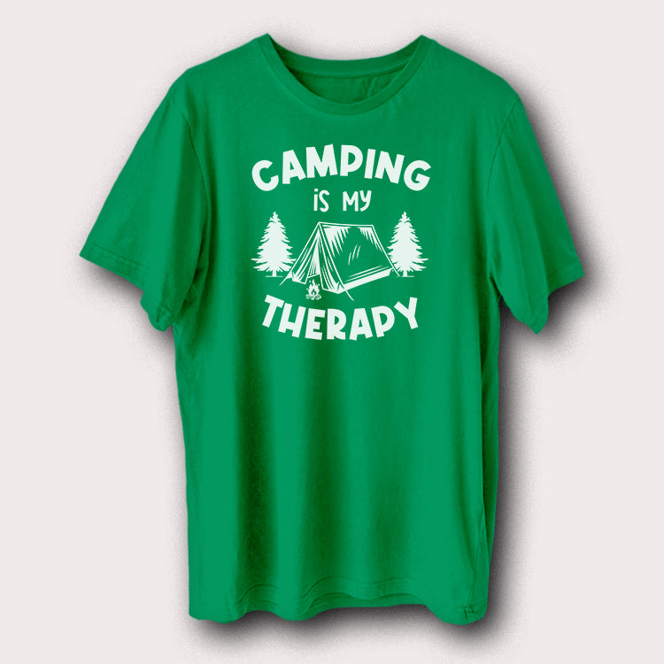 Camping Is A Therapy Adventure Outdoor Travel Men's T-Shirt
