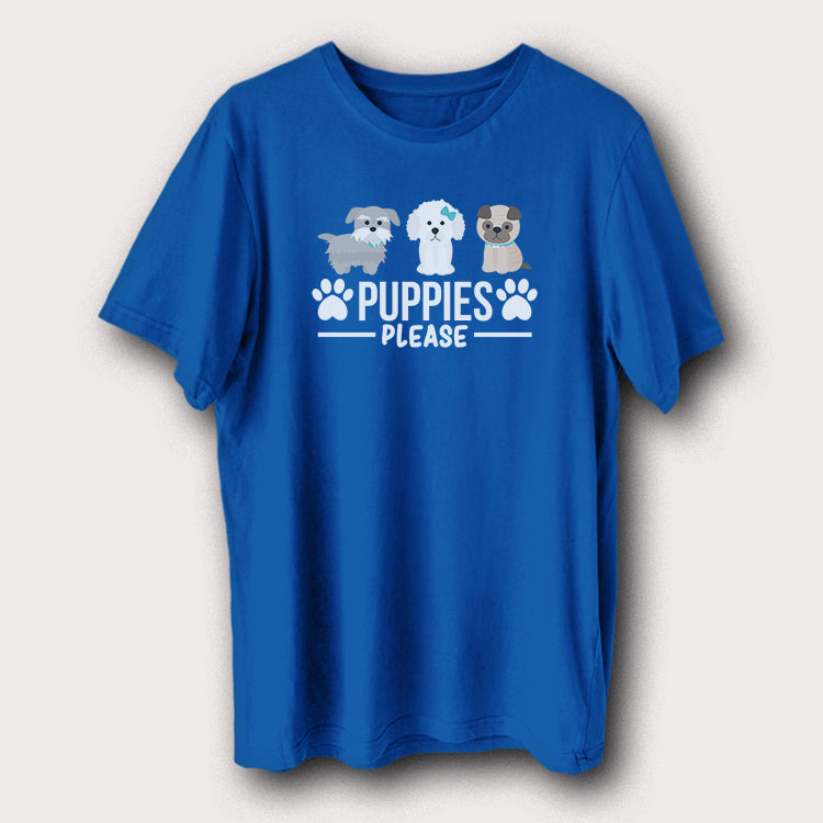 Puppies Please Cute Pet Animal Dog Men's T-Shirt