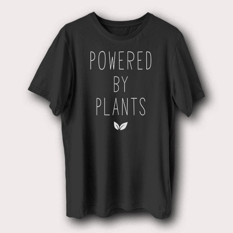 Powered By Plants Vegan Vegetarian Men's T-Shirt