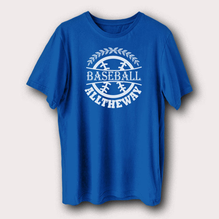 Baseball All The Way Baseball Player Men's T-Shirt