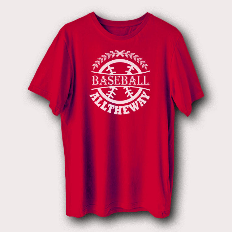 Baseball All The Way Baseball Player Men's T-Shirt