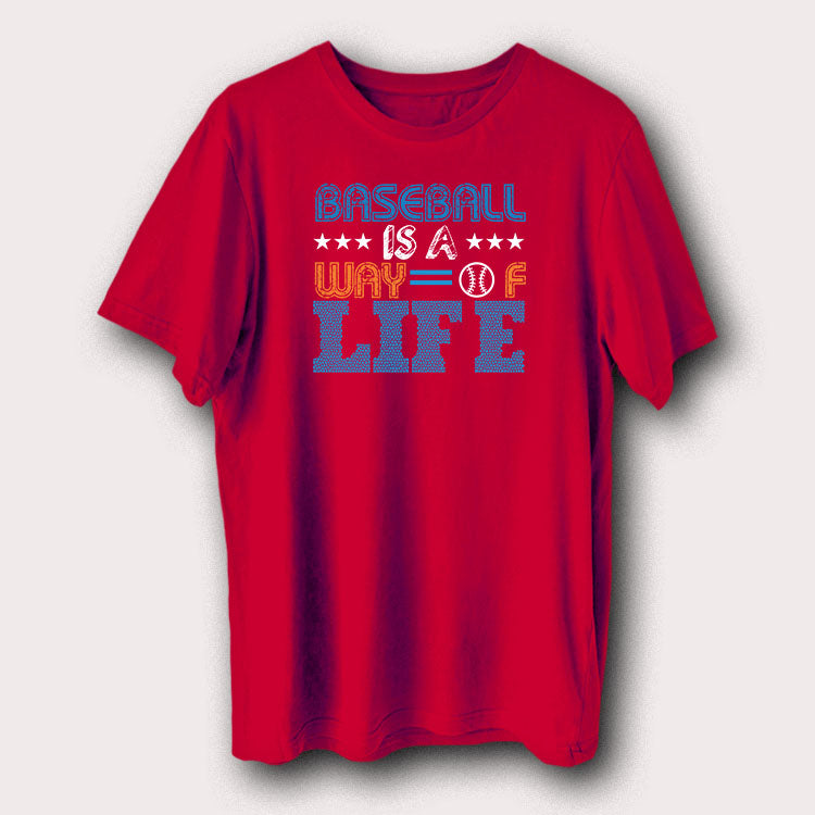 Baseball Is A Way Of Life Baseball Player Men's T-Shirt