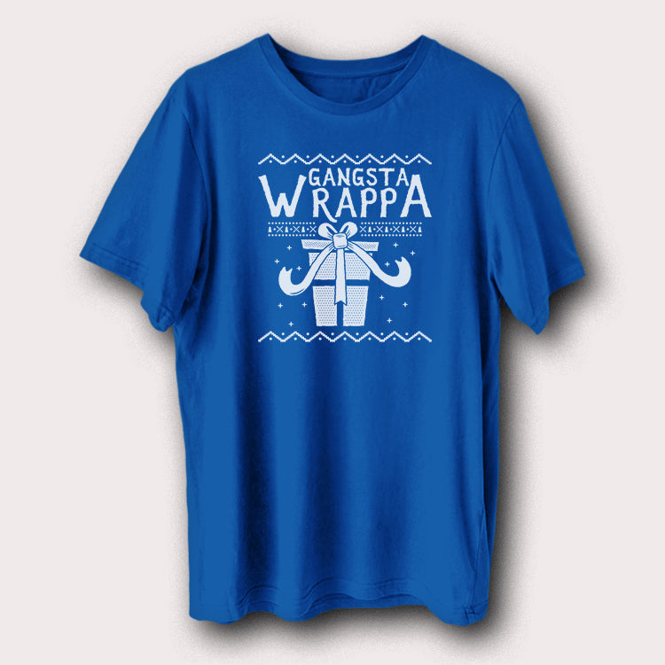 Gangsta Wrappa Gift Christmas Day Xmas Santa Men's T-Shirt