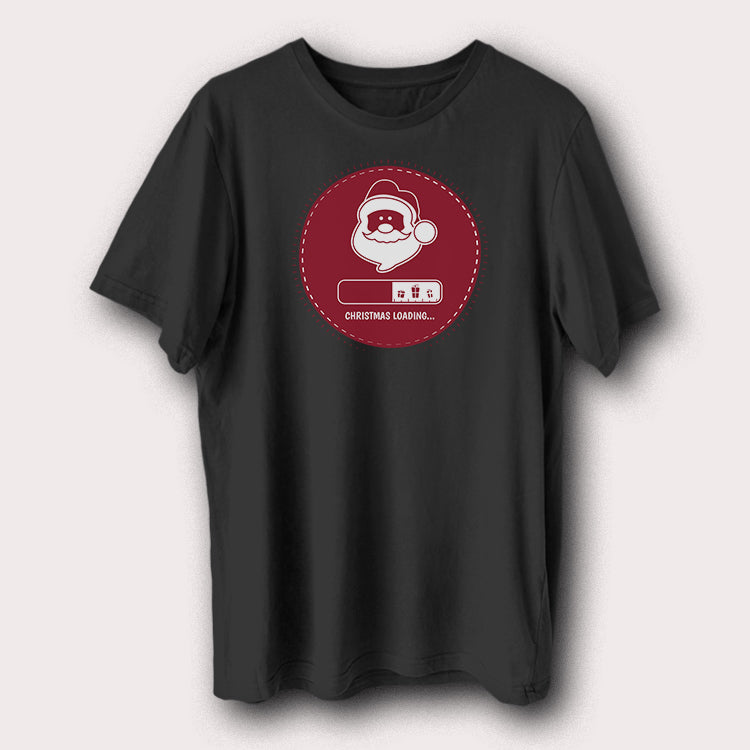 Christmas Loading Christmas Day Xmas Santa Claus Men's T-Shirt