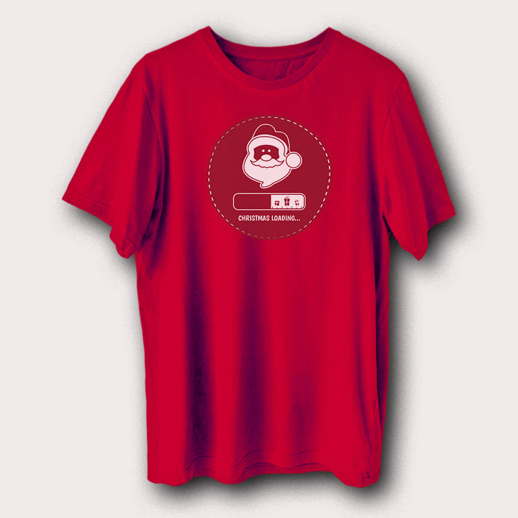 Christmas Loading Christmas Day Xmas Santa Claus Men's T-Shirt