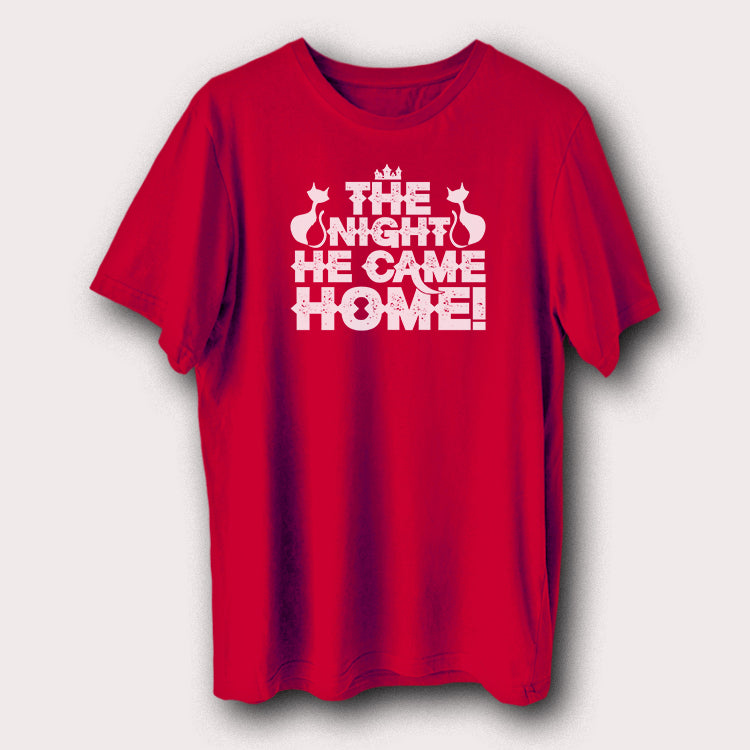 The Night He Came Home Scary Cats Halloween Day Men's T-Shirt
