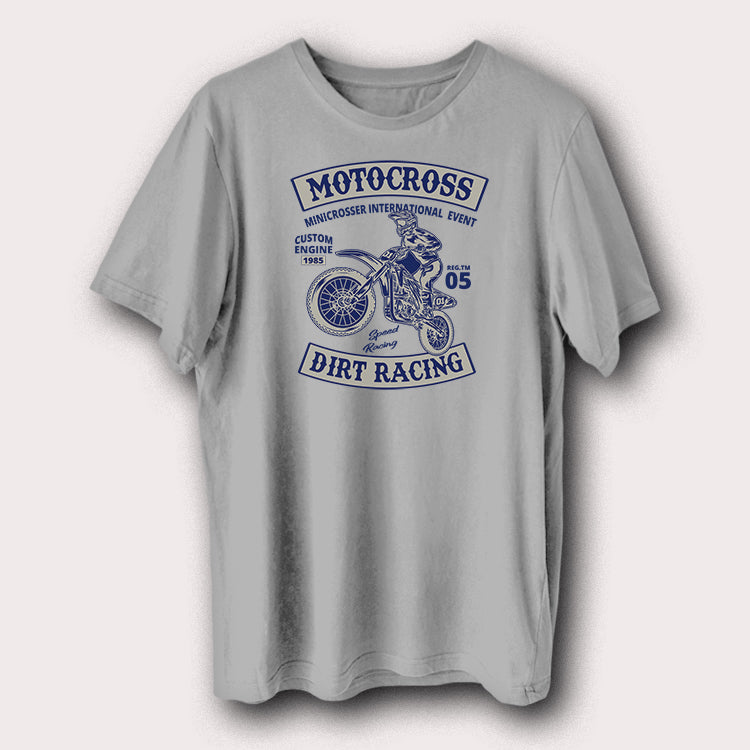 Motocross Dirt Racing Vintage T-Shirt Motorcycle & Off-Road Enthusiasts Graphic Tee