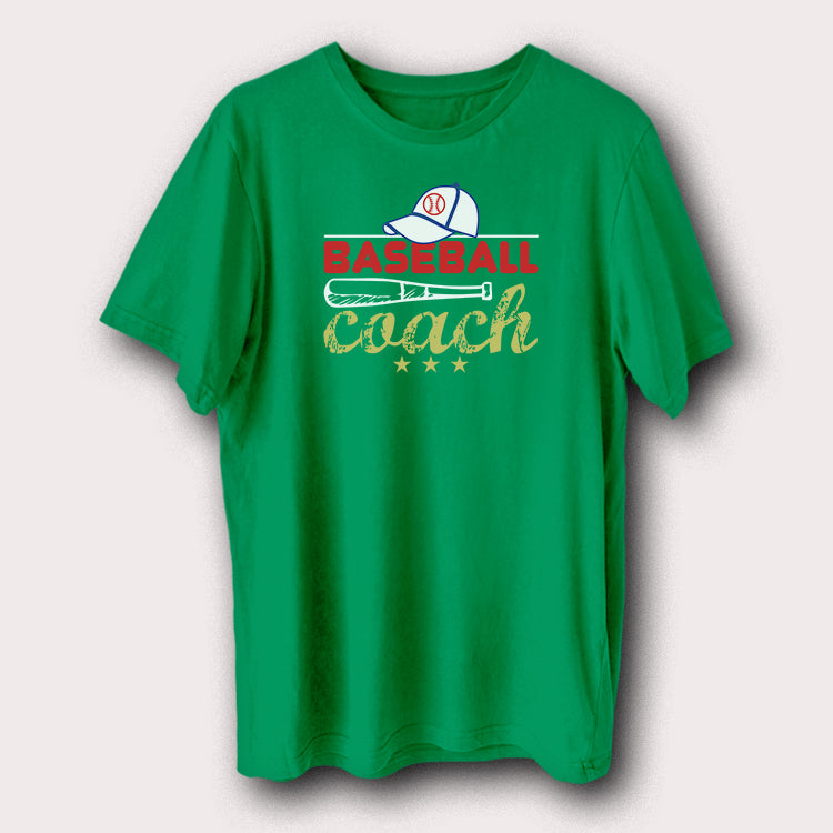 Baseball Coach T-Shirt Vintage Coach Graphic Tee for Coaches & Baseball Fans