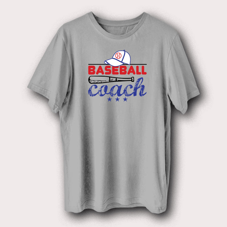 Baseball Coach T-Shirt Vintage Coach Graphic Tee for Coaches & Baseball Fans